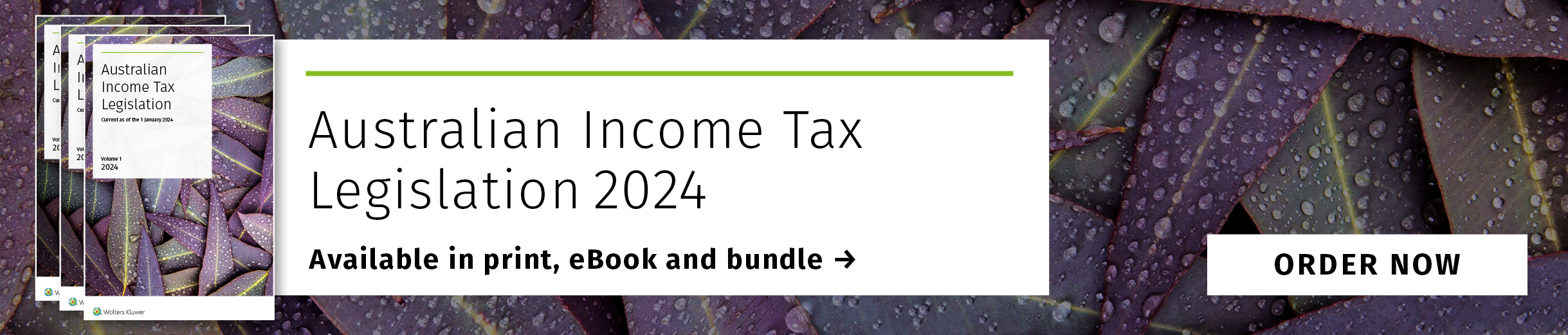 Australian Income Tax Legislation 2024, 3 Volume Set