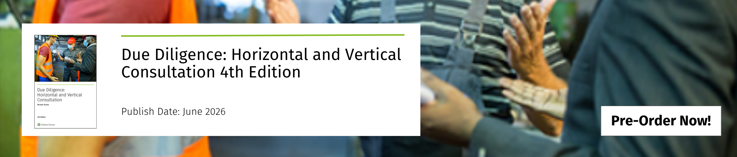 Due Diligence: Horizontal and Vertical Consultation 4th Edtion